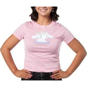 Cinnamoroll by Sanrio Flower Crown Short Sleeve Tee NEW